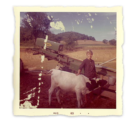 My mom circa 1963 - family farm “Chitwood Hollow” Wisconsin